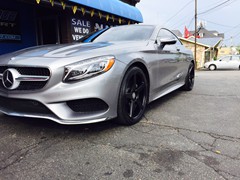 2015 Mercedes S550 with TSW Sochi wheels (staggered figment) with Nitto tires