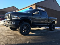 2017 Ram Power Wagon 2500 with a Truxxx leveling kit and 20x10 Sota Novakane wheels and 35inch Nitto Terra Grappler G2 tires